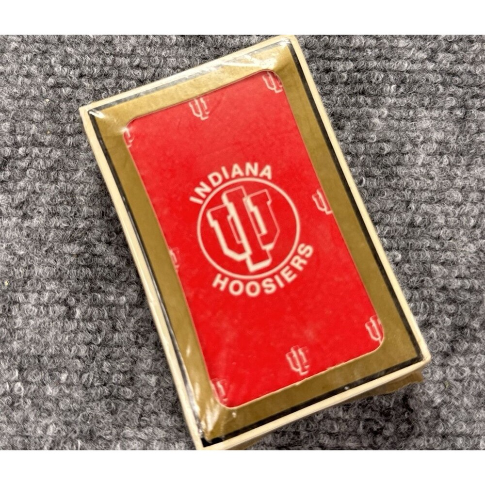 New Sealed Vintage Gemaco Indian Hoosiers Basketball Football Playing Cards
